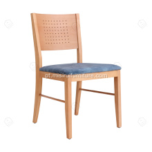 Cadeiras de refeições de escultura em madeira de faia vermelha importada